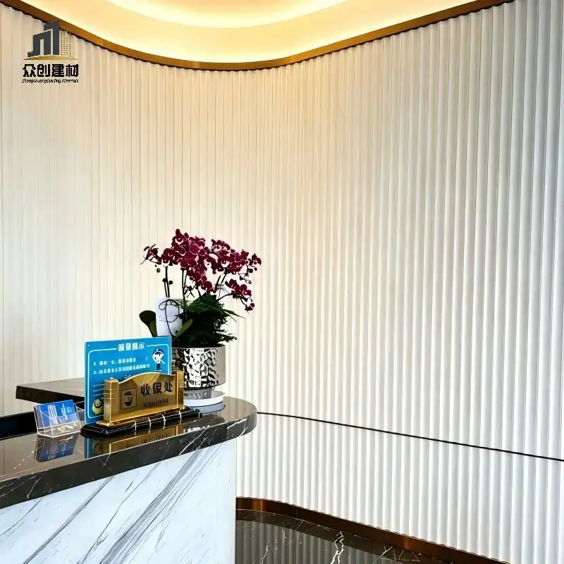 Extruded Aluminum Wave Panels for Hotels